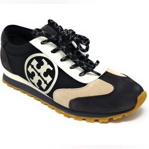 Tory Burch ANNIE RUNNER Black Nylon Neutral